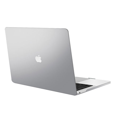 Apple MacBook Air 13 インチ (2020)用ハードケース プラスチック 質感もマット カバー M01 アップル グレー