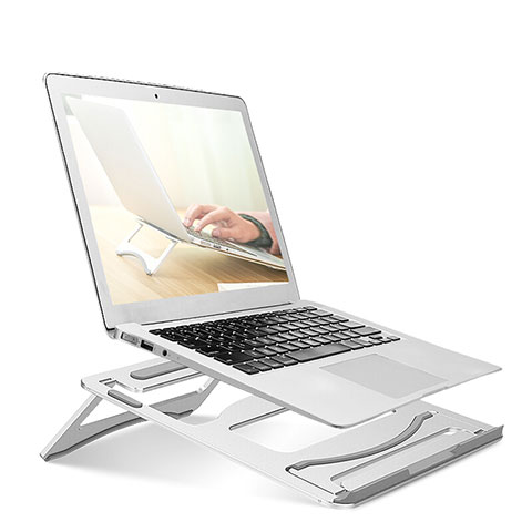 Apple MacBook Air 13 インチ (2020)用ノートブックホルダー ラップトップスタンド S03 アップル シルバー