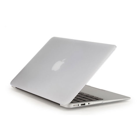 Apple MacBook Air 13 インチ用極薄ケース クリア透明 プラスチック アップル ホワイト