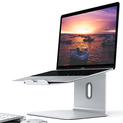 Apple MacBook Pro 13 インチ用ノートブックホルダー ラップトップスタンド S12 アップル シルバー