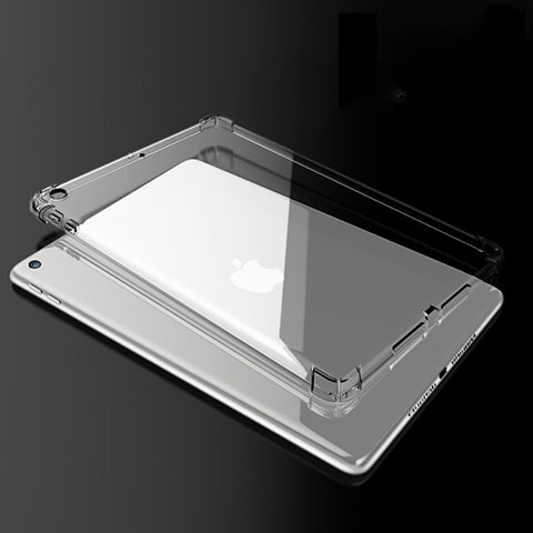 Apple New iPad 9.7 (2017)用極薄ソフトケース シリコンケース 耐衝撃 全面保護 クリア透明 H02 アップル クリア