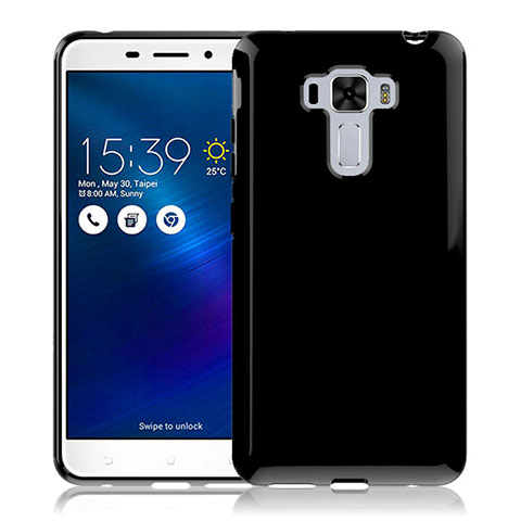 Asus Zenfone 3 Laser用シリコンケース ソフトタッチラバー Asus ブラック