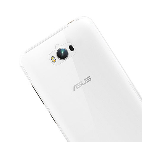 Asus Zenfone Max ZC550KL用極薄ソフトケース シリコンケース 耐衝撃 全面保護 クリア透明 Asus クリア