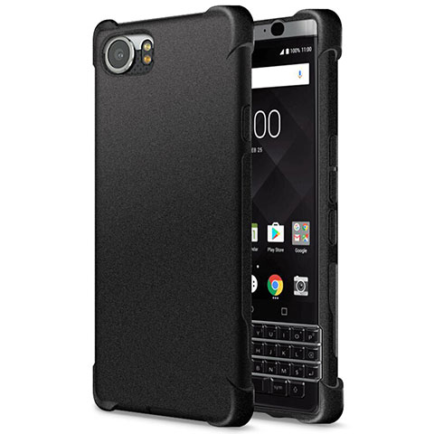 Blackberry KEYone用シリコンケース ソフトタッチラバー カバー Blackberry ブラック