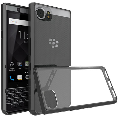 Blackberry KEYone用バンパーケース クリア透明 Blackberry ブラック