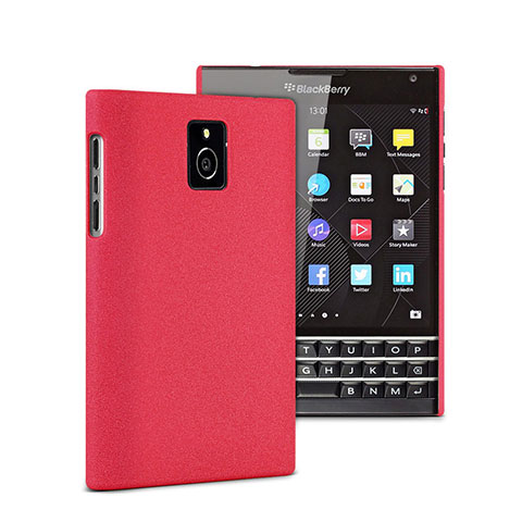 Blackberry Passport Q30用ハードケース プラスチック 質感もマット Blackberry レッド