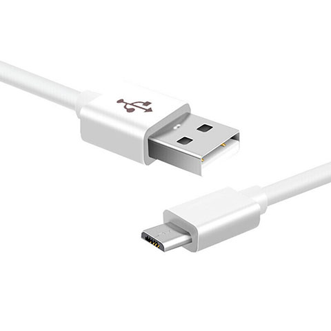 USB 2.0ケーブル 充電ケーブルAndroidユニバーサル A02 ホワイト