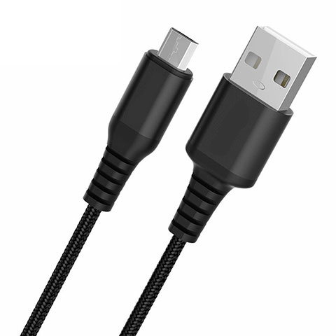 USB 2.0ケーブル 充電ケーブルAndroidユニバーサル A06 ブラック