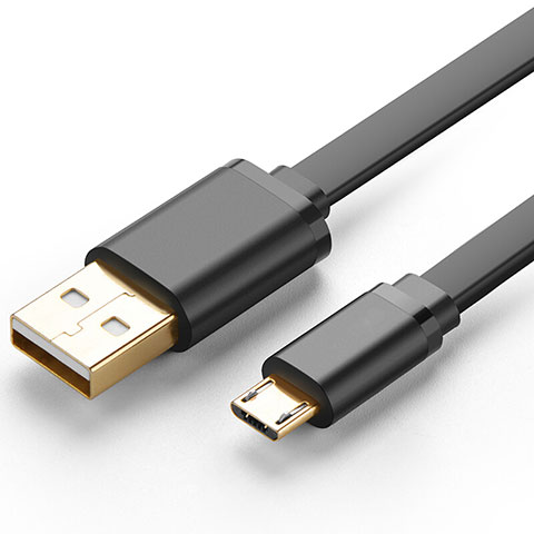 USB 2.0ケーブル 充電ケーブルAndroidユニバーサル A09 ブラック