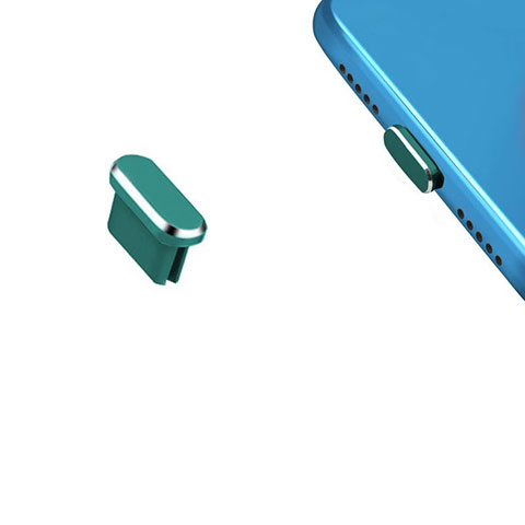 アンチ ダスト プラグ キャップ ストッパー USB-C Android Type-Cユニバーサル H13 グリーン