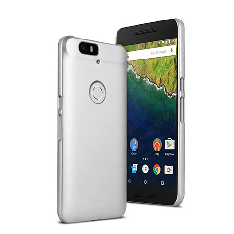 Google Nexus 6P用ハードケース プラスチック 質感もマット グーグル ホワイト