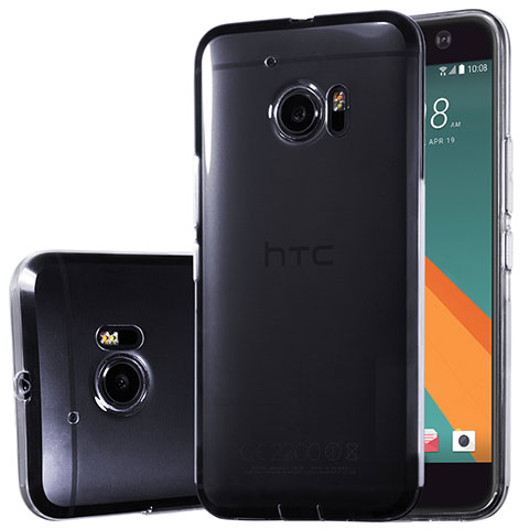 HTC 10 One M10用極薄ソフトケース シリコンケース 耐衝撃 全面保護 クリア透明 T02 HTC クリア