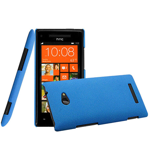 HTC 8X Windows Phone用ハードケース プラスチック 質感もマット HTC ネイビー