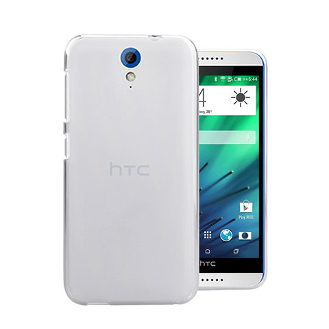 HTC Desire 620用ハードケース クリスタル クリア透明 HTC ホワイト