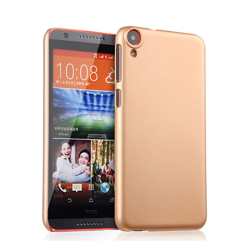 HTC Desire 820用ハードケース プラスチック 質感もマット HTC ゴールド