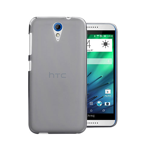 HTC Desire 820 Mini用極薄ケース クリア透明 プラスチック HTC グレー