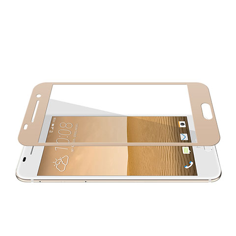 HTC One A9用強化ガラス フル液晶保護フィルム HTC ゴールド