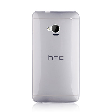 HTC One M7用極薄ソフトケース シリコンケース 耐衝撃 全面保護 クリア透明 HTC クリア