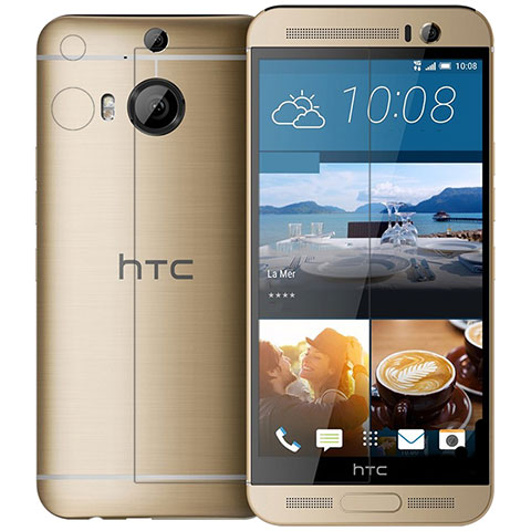 HTC One M9 Plus用強化ガラス 液晶保護フィルム T01 HTC クリア