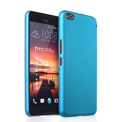 HTC One X9用ハードケース プラスチック 質感もマット HTC ブルー