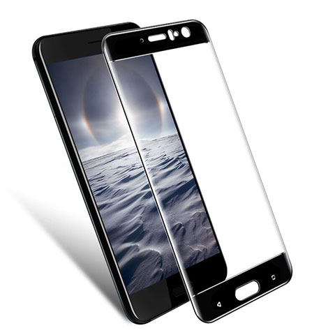 HTC U11用強化ガラス フル液晶保護フィルム HTC ブラック