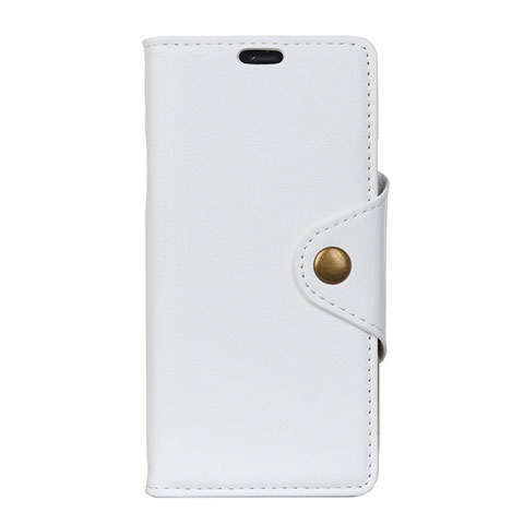 HTC U12 Life用手帳型 レザーケース スタンド カバー L02 HTC ホワイト