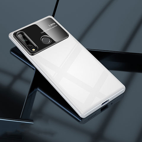 Huawei Enjoy 10 Plus用ハードケース プラスチック 質感もマット カバー M01 ファーウェイ ホワイト