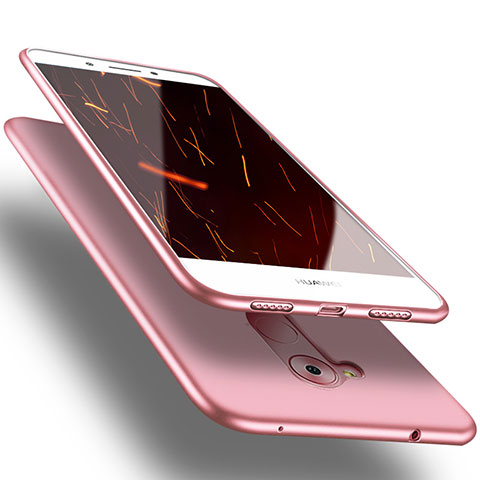 Huawei Enjoy 6S用極薄ソフトケース シリコンケース 耐衝撃 全面保護 ファーウェイ ピンク