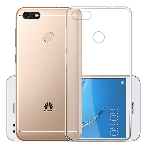 Huawei Enjoy 7用極薄ソフトケース シリコンケース 耐衝撃 全面保護 クリア透明 T01 ファーウェイ クリア