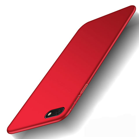 Huawei Enjoy 8e Lite用ハードケース プラスチック 質感もマット M01 ファーウェイ レッド
