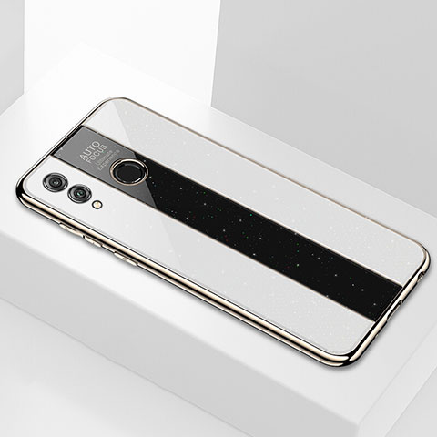 Huawei Enjoy Max用ハイブリットバンパーケース プラスチック 鏡面 カバー M01 ファーウェイ ホワイト