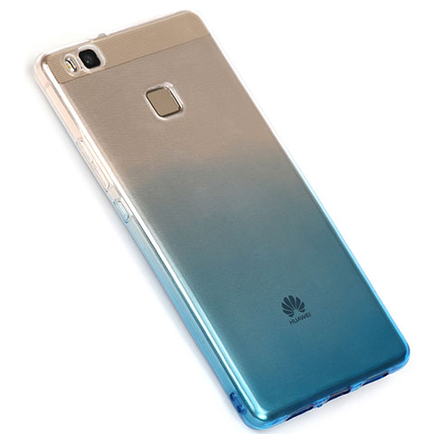 Huawei G9 Lite用極薄ソフトケース グラデーション 勾配色 クリア透明 G01 ファーウェイ ネイビー