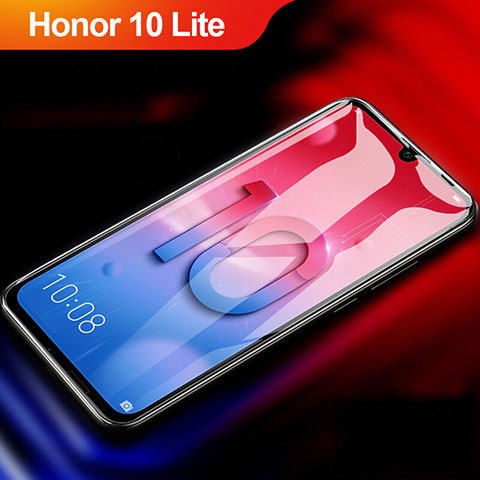 Huawei Honor 10 Lite用強化ガラス フル液晶保護フィルム F04 ファーウェイ ブラック