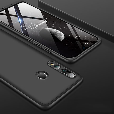 Huawei Honor 20 Lite用ハードケース プラスチック 質感もマット 前面と背面 360度 フルカバー ファーウェイ ブラック