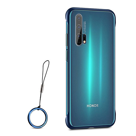 Huawei Honor 20 Pro用ハードカバー クリスタル クリア透明 S01 ファーウェイ ネイビー