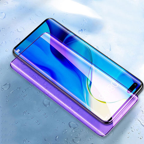 Huawei Honor 30 Pro用強化ガラス フル液晶保護フィルム アンチグレア ブルーライト ファーウェイ ブラック