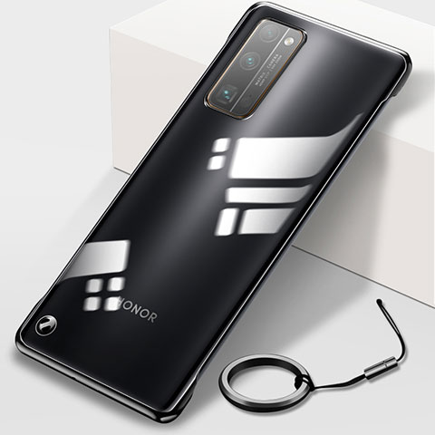 Huawei Honor 30 Pro+ Plus用ハードカバー クリスタル クリア透明 H01 ファーウェイ ブラック