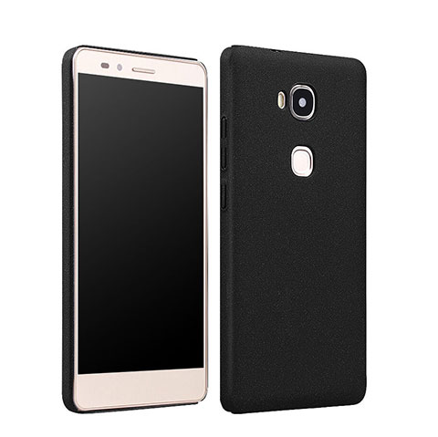Huawei Honor 5X用ハードケース プラスチック 質感もマット ファーウェイ ブラック