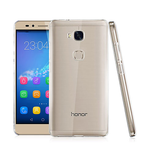 Huawei Honor 5X用ハードカバー クリスタル クリア透明 ファーウェイ クリア