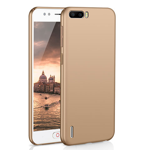 Huawei Honor 6 Plus用ハードケース プラスチック 質感もマット M02 ファーウェイ ゴールド