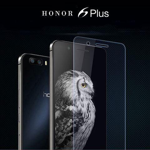 Huawei Honor 6 Plus用アンチグレア ブルーライト 強化ガラス 液晶保護フィルム ファーウェイ ネイビー