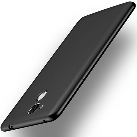 Huawei Honor 6A用ハードケース プラスチック 質感もマット ファーウェイ ブラック