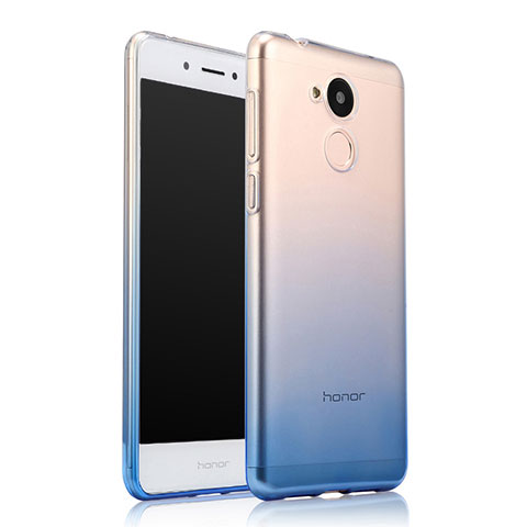 Huawei Honor 6A用極薄ソフトケース グラデーション 勾配色 クリア透明 ファーウェイ ネイビー