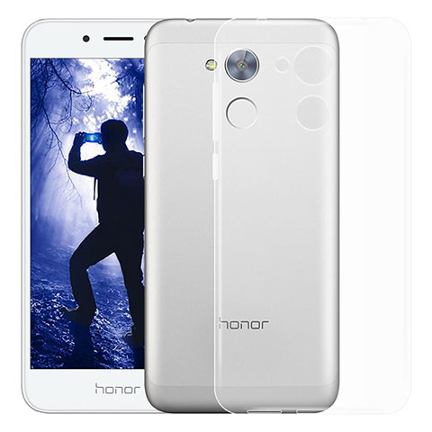 Huawei Honor 6A用極薄ソフトケース シリコンケース 耐衝撃 全面保護 クリア透明 T03 ファーウェイ クリア