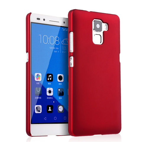 Huawei Honor 7 Dual SIM用ハードケース プラスチック 質感もマット ファーウェイ レッド