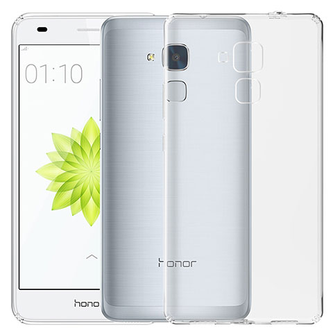 Huawei Honor 7 Lite用極薄ソフトケース シリコンケース 耐衝撃 全面保護 クリア透明 T03 ファーウェイ クリア