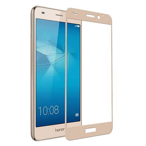 Huawei Honor 7 Lite用強化ガラス フル液晶保護フィルム ファーウェイ ゴールド