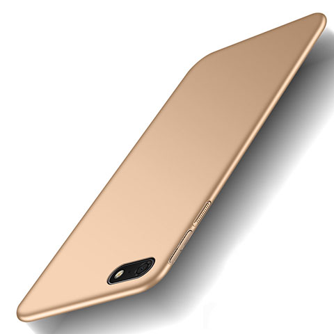 Huawei Honor 7S用ハードケース プラスチック 質感もマット M01 ファーウェイ ゴールド