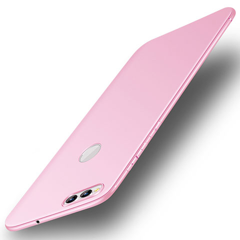 Huawei Honor 7X用極薄ソフトケース シリコンケース 耐衝撃 全面保護 S01 ファーウェイ ピンク