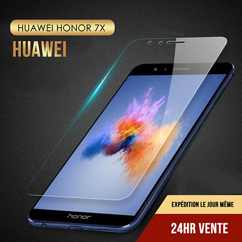 Huawei Honor 7X用強化ガラス 液晶保護フィルム T08 ファーウェイ クリア